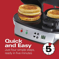 Dual Breakfast Sandwich Maker with Timer - Eco Trade Company