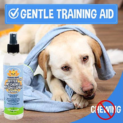 Dog New Bitter 2 in 1 No Chew & Hot Spot Spray | All Natural Anti-Chew Remedy | Safe for Skin, Wounds, Anything Else | Made in USA - Eco Trade Company