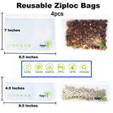 17 PCS Zero Waste ECO Friendly Gift: Reusable Food Storage Bags, Reusable Beeswax Wrap, Mesh Bags, Reusable Straws - Eco Trade Company