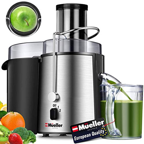 Juicer Ultra 1100W Power, Easy Clean Extractor Press Centrifugal Juicing Machine, Wide 3" Feed Chute for Whole Fruit, Anti-drip, High Quality - Eco Trade Company