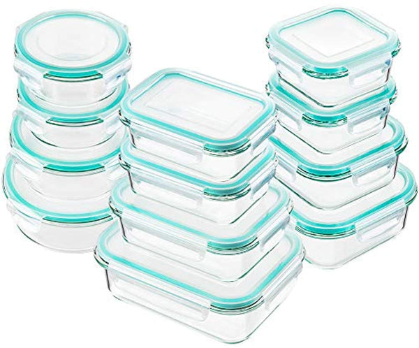 Glass Meal Prep Containers Glass Food Storage Containers with Lids