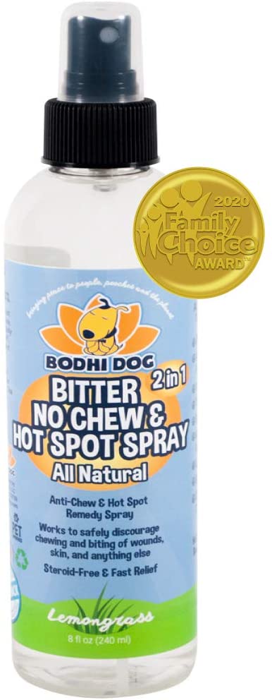Dog New Bitter 2 in 1 No Chew & Hot Spot Spray | All Natural Anti-Chew Remedy | Safe for Skin, Wounds, Anything Else | Made in USA - Eco Trade Company