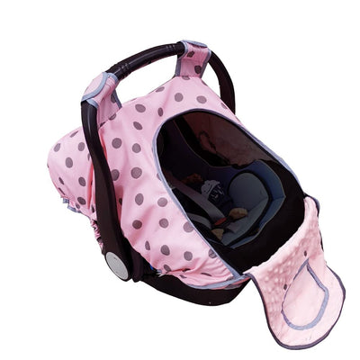 polka dot car seat and stroller Winter Baby Car Seat Covers for Infant – Eco Trade Company