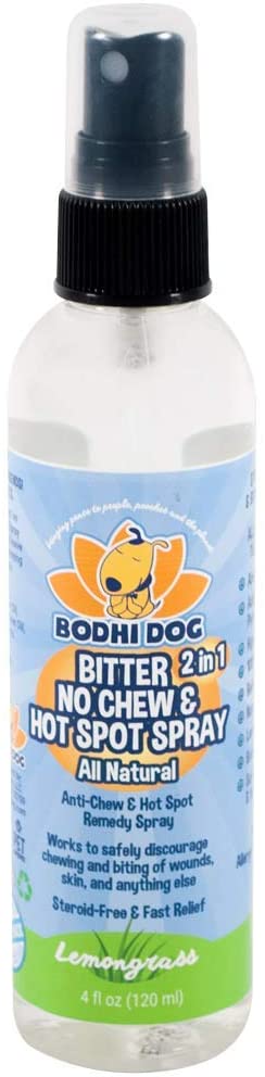 Dog New Bitter 2 in 1 No Chew & Hot Spot Spray | All Natural Anti-Chew Remedy | Safe for Skin, Wounds, Anything Else | Made in USA - Eco Trade Company