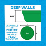 3pk 12 oz. Bowls, Made from Eco-Friendly Heavyweight Recycled Milk Jugs and Polypropylene, Made in USA - Eco Trade Company