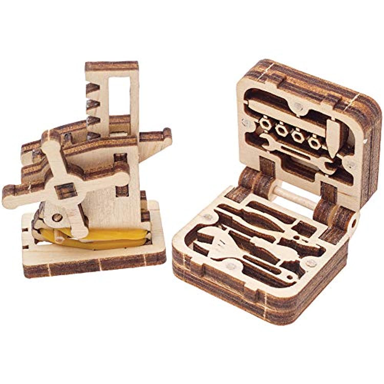 Dream Cabriolet VM-05 Mechanical Model Kit, Wooden 3D Car Puzzle for Self Assembling - Eco Trade Company