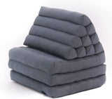 3-Fold Mat with Triangle Cushion – Made of Eco-Friendly Kapok, 67 x 21 inches - Eco Trade Company