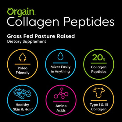 Orgain Grass Fed Hydrolyzed Collagen Peptides Protein Powder - Eco Trade Company