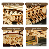 3D Wooden Puzzle for Adults-Mechanical Car Model Kits - Eco Trade Company
