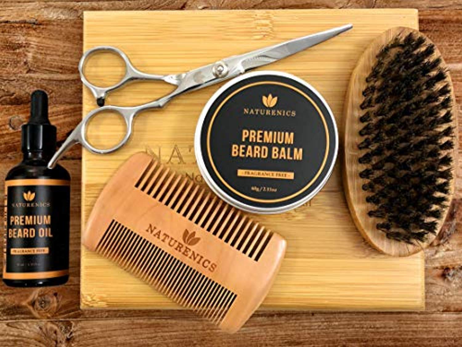 Beard Grooming Kit for Men - 100% Organic - Eco Trade Company