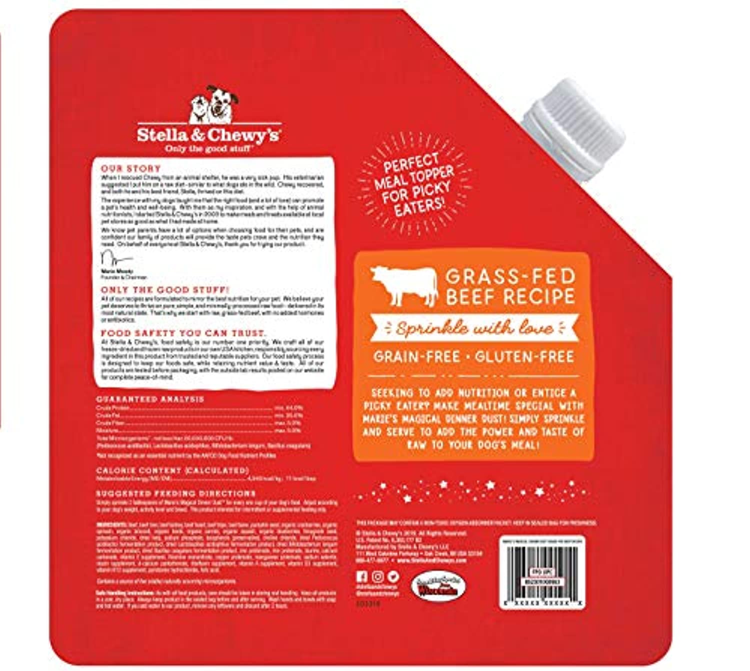 Freeze-Dried Raw Magical Dinner Dust for Dogs Made in USA - Eco Trade Company