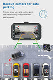 Dash Cam Front and Rear 3 inch Dashboard Camera Full HD 170° Wide Angle Backup Camera with Night Vision - Eco Trade Company