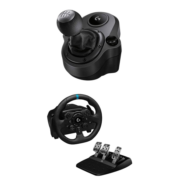 Logitech G923 PS5/PS4/PC TRUEFORCE Racing Wheel & Pedals/1000 Hz Force  Feedback