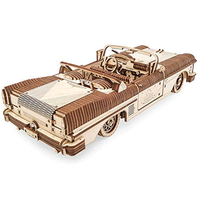 Dream Cabriolet VM-05 Mechanical Model Kit, Wooden 3D Car Puzzle for Self Assembling - Eco Trade Company
