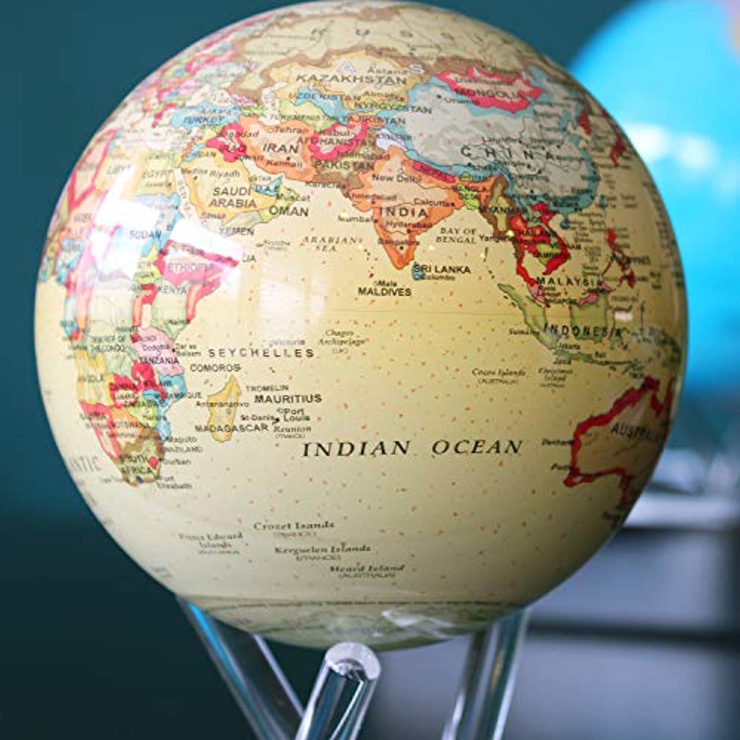 MOVA Political Map Yellow Globe 4.5" - Eco Trade Company