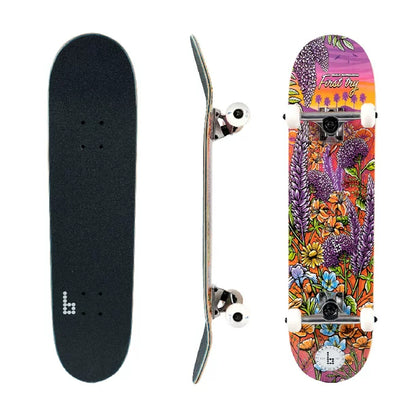 Skateboard with 7-Ply Maple Deck, and Abec-7 Bearings 31 x 7.75 Inches. - Eco Trade Company