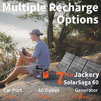 Jackery Portable Power Station Explorer 240Wh Backup Lithium Battery, 110V/200W Pure Sine Wave AC Outlet, Solar Generator (Solar Panel Optional) - Eco Trade Company