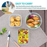Glass Food Storage Containers with Lids, 24 Pcs Glass Meal Prep Containers, Airtight Glass Bento Boxes, BPA-Free & FDA Approved & Leak Proof - Eco Trade Company