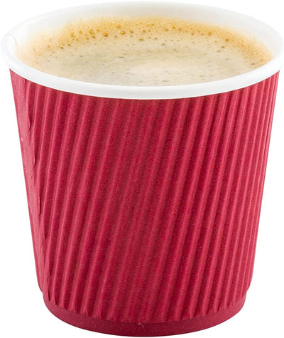 500-CT 4 oz Hot Beverage Cups Eco-Friendly Recyclable Paper - Insulated - Wholesale Takeout Coffee Cup - Eco Trade Company