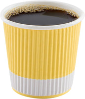 500-CT 4 oz Hot Beverage Cups Eco-Friendly Recyclable Paper - Insulated - Wholesale Takeout Coffee Cup - Eco Trade Company