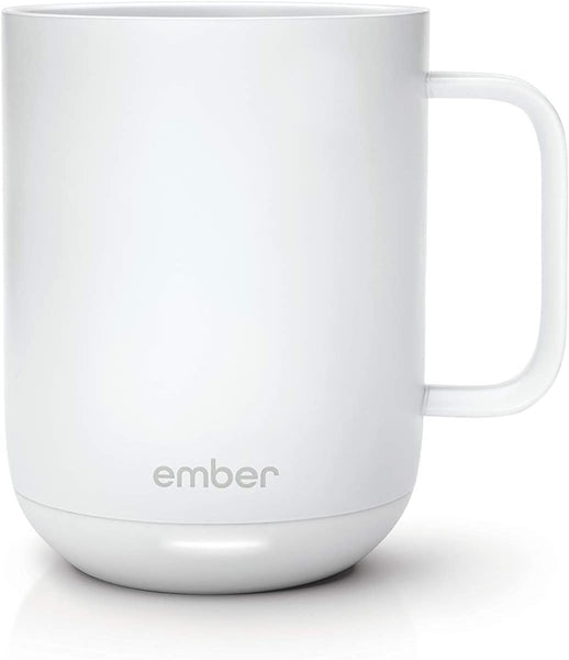 Ember Temperature Controlled Ceramic Mug, White, 10 oz