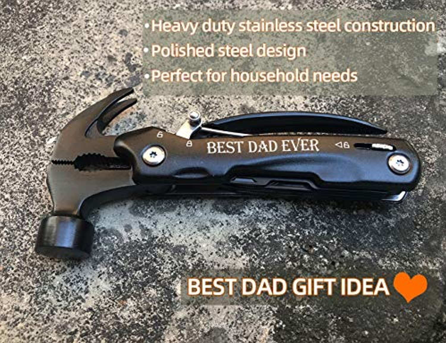 All in One Tools Hammer Multitool (Best Dad Ever) - Eco Trade Company