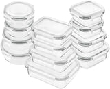 Glass Food Storage Containers with Lids, 24 Pcs Glass Meal Prep Containers, Airtight Glass Bento Boxes, BPA-Free & FDA Approved & Leak Proof - Eco Trade Company