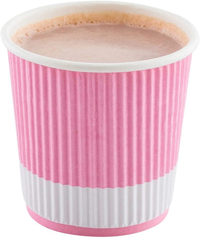 500-CT 4 oz Hot Beverage Cups Eco-Friendly Recyclable Paper - Insulated - Wholesale Takeout Coffee Cup - Eco Trade Company