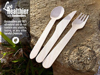 Disposable Wooden Cutlery Set | 100% All-Natural, Eco-Friendly, Biodegradable - Eco Trade Company