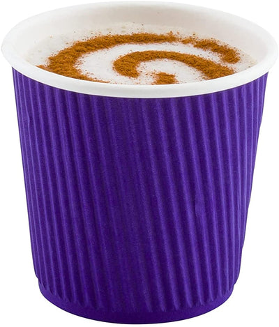 500-CT 4 oz Hot Beverage Cups Eco-Friendly Recyclable Paper - Insulated - Wholesale Takeout Coffee Cup - Eco Trade Company