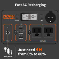 Jackery Portable Power Station Explorer 300, 293Wh Backup Lithium Battery, 110V/300W Pure Sine Wave AC Outlet - Eco Trade Company