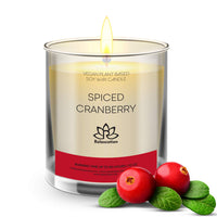 Big Candle in Luxury Matte White Glass Jar Soy Wax Eco-Friendly Clean Burn up to 80 hours - COZY CHRISTMAS Holiday Scent - Made in USA 10 oz - Eco Trade Company