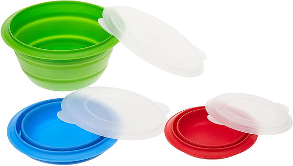 Collapsible Prep and Storage Bowls with Lids - Eco Trade Company