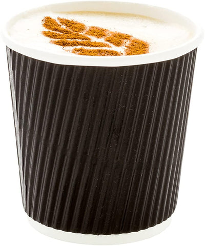 500-CT 4 oz Hot Beverage Cups Eco-Friendly Recyclable Paper - Insulated - Wholesale Takeout Coffee Cup - Eco Trade Company