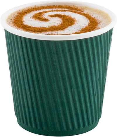 500-CT 4 oz Hot Beverage Cups Eco-Friendly Recyclable Paper - Insulated - Wholesale Takeout Coffee Cup - Eco Trade Company