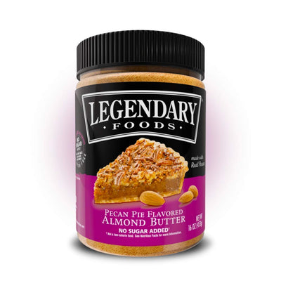 Legendary Foods, Pecan Pie Almond Nut Butter,16 oz Jar, Low Carb and No Added Sugar, Healthy, Paleo, Vegan, Keto-Friendly Snacks 2 Pack - Eco Trade Company