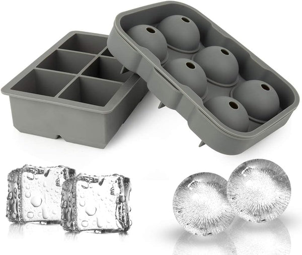 4 Hole Ice Ball Mold Whiskey Cocktail Vodka Round Ice Cube Makers Bar Party  Kitchen Ice Box Ice Cream Maker Tools - AliExpress