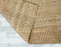 Jute Area Rug Hand Woven by Skilled Artisans, 100% Natural - Eco Trade Company