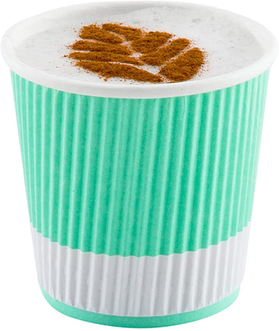 500-CT 4 oz Hot Beverage Cups Eco-Friendly Recyclable Paper - Insulated - Wholesale Takeout Coffee Cup - Eco Trade Company