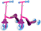 K2 Toddler 3 Wheel Scooter & Ride-On Balance Trike 2-in-1 Adjustable for 2, 3, 4, 5 Year Old Boy or Girl Transforms in Seconds - Eco Trade Company