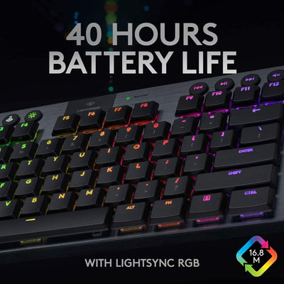 Lightspeed Wireless RGB Mechanical Gaming Keyboard, Low Profile Switch Options, Lightsync RGB, Advanced Wireless and Bluetooth Support - Eco Trade Company