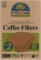 Biodegradable Coffee Filters, 100-Count Boxes - Pack of 12 - Eco Trade Company