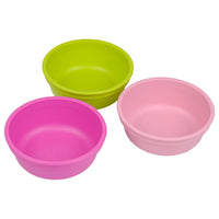 3pk 12 oz. Bowls, Made from Eco-Friendly Heavyweight Recycled Milk Jugs and Polypropylene, Made in USA - Eco Trade Company