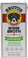 Brutus Bone Broth for Dogs, Natural, Glucosamine & Chondroitin for Healthy Joint, Hydrating Dog Food Topper for All Ages, Made in USA - Eco Trade Company
