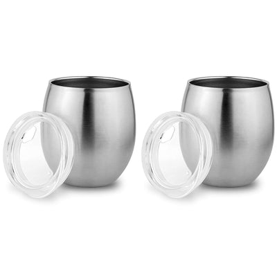 Stainless Steel Small Tumbler with Lid - Eco Trade Company