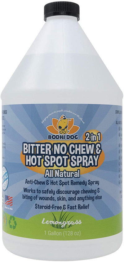 Dog New Bitter 2 in 1 No Chew & Hot Spot Spray | All Natural Anti-Chew Remedy | Safe for Skin, Wounds, Anything Else | Made in USA - Eco Trade Company