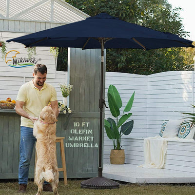 9 ft patio umbrellas 9 FT 3 Tier Patio Umbrella Outdoor Market Umbrellas