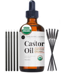 Castor Oil (2oz) USDA Certified Organic, 100% Pure - Eco Trade Company
