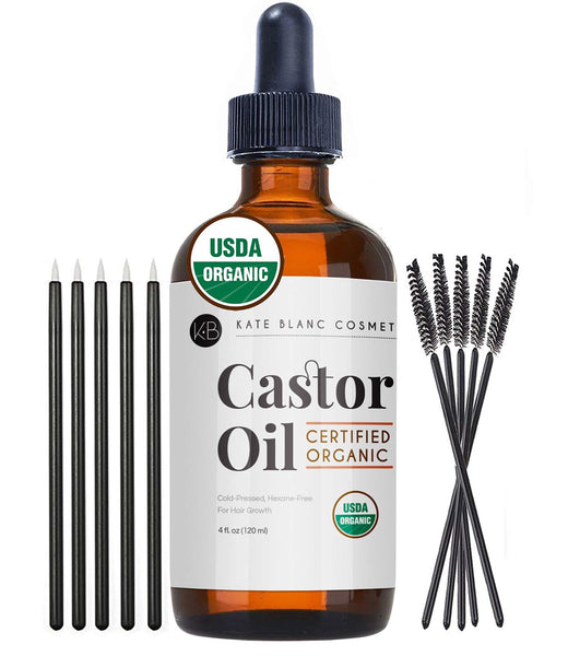 Castor Oil (2oz) USDA Certified Organic, 100% Pure - Eco Trade Company