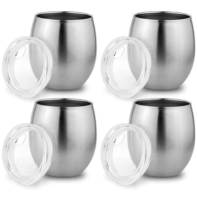 Stainless Steel Small Tumbler with Lid - Eco Trade Company